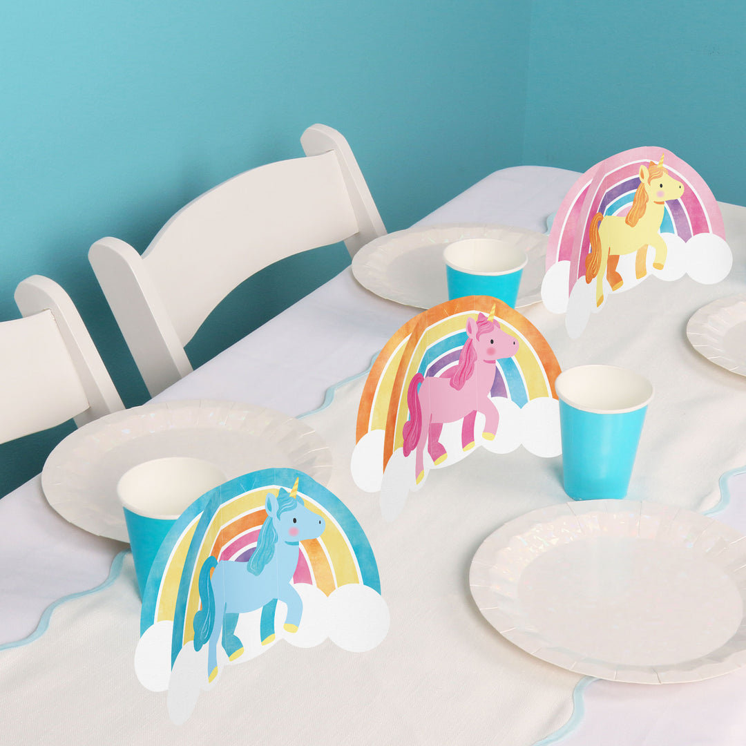 Unicorn 3D Centerpieces - 8 Ct