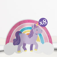 Unicorn 3D Centerpieces - 8 Ct