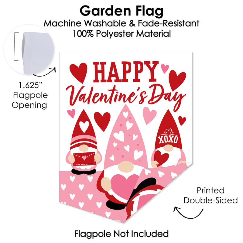 Valentine Gnomes - Outdoor Home Decorations - Double-Sided Valentine&
