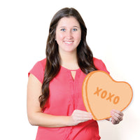Valentine Hearts Lawn Decorations - 10 Pc