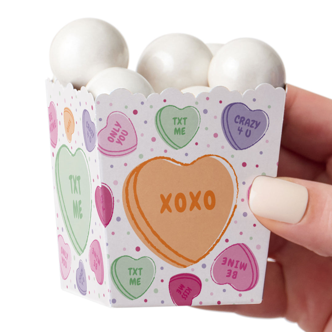 Valentine Hearts Candy Boxes - 12 Ct