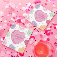 Custom Text Napkins - Valentine Hearts