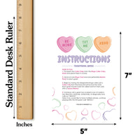 Valentine Hearts Bingo Game - 18 Ct