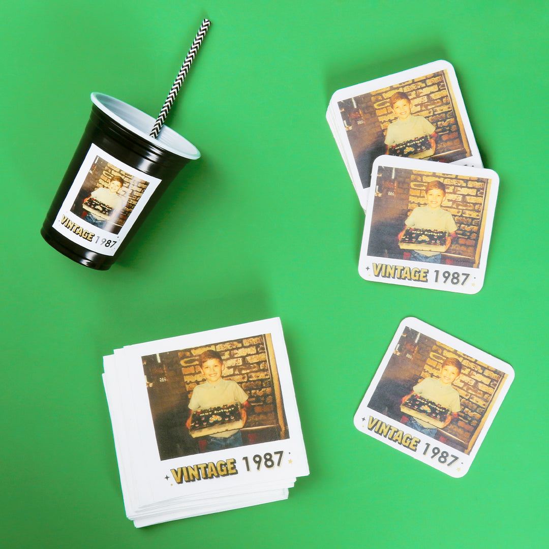 Custom Photo Napkins - Vintage