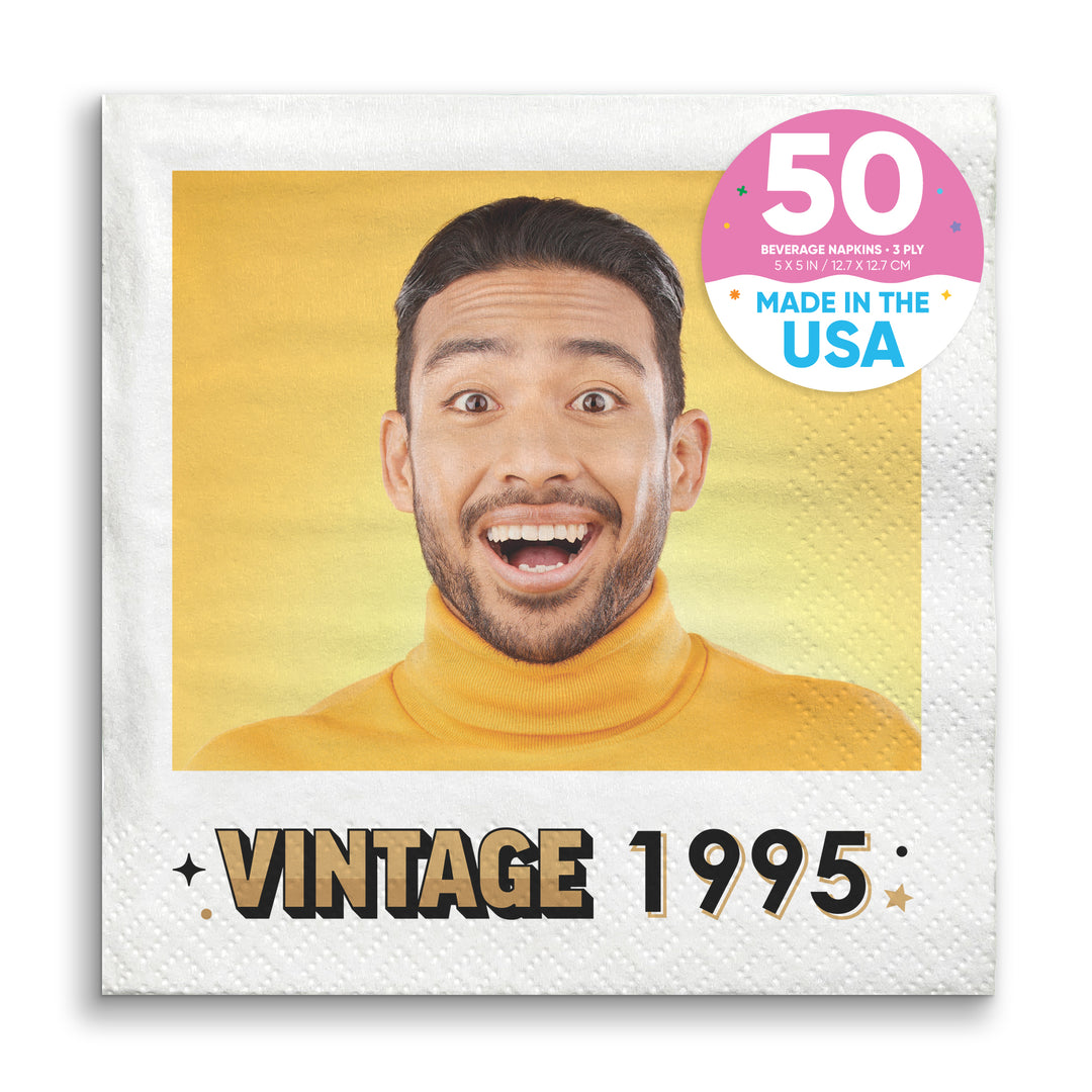 Custom Photo Napkins - Vintage