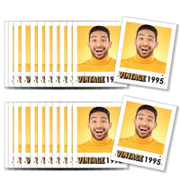 Custom Photo Vintage Birthday Cut-Outs - 24 Ct