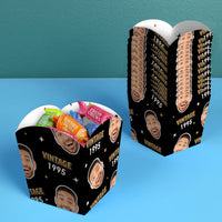 Custom Face Vintage Birthday Treat Boxes - 12 Ct