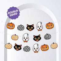 Vintage Halloween Garland Banner - 15 Pc