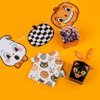 Vintage Halloween Garland Banner - 15 Pc