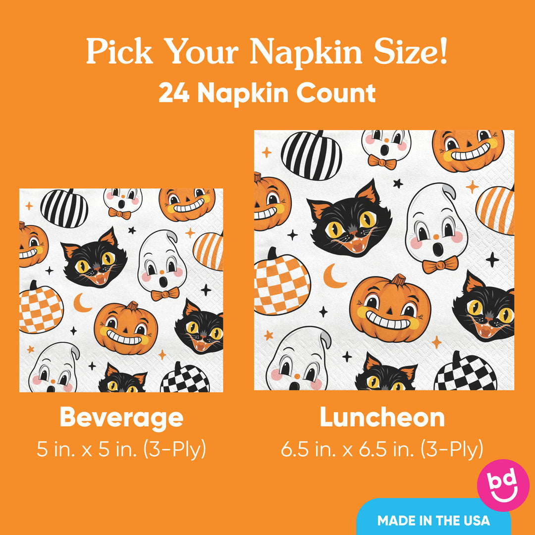 Napkins - Vintage Halloween - 24 Ct