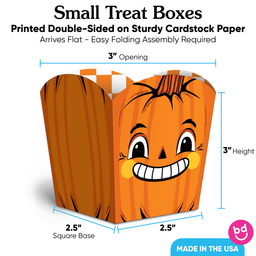 Vintage Halloween Treat Boxes - 12 Ct