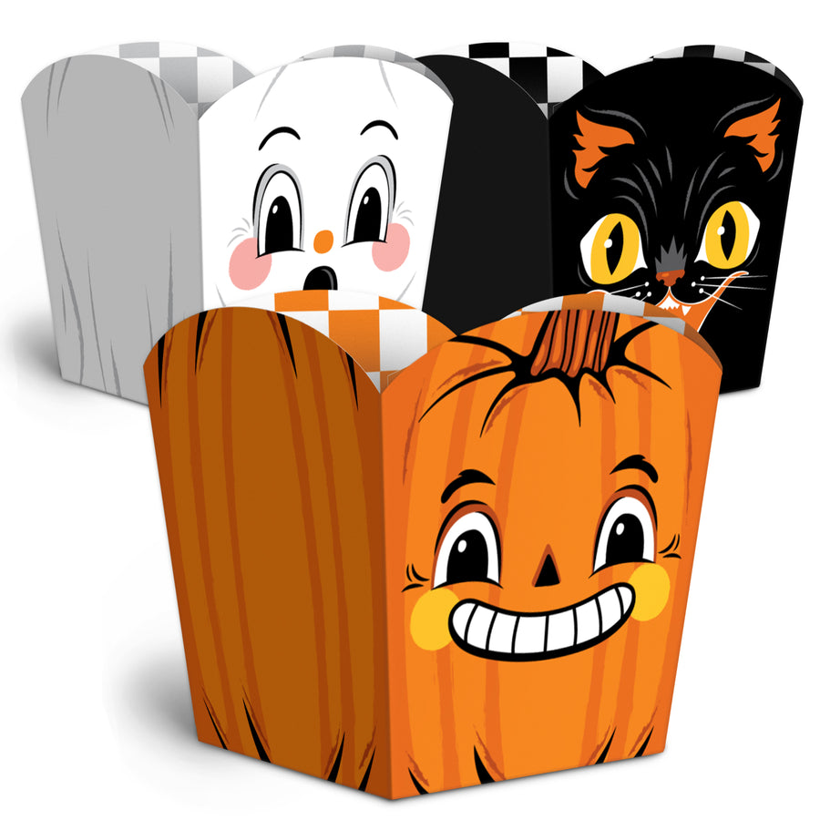 Vintage Halloween Treat Boxes - 12 Ct