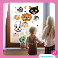 Vintage Halloween Window Clings