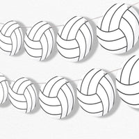 Volleyball Garland Banner - 15 Pc