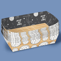 Volleyball Party Paper Food Trays