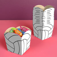 Volleyball Treat Boxes - 12 Ct