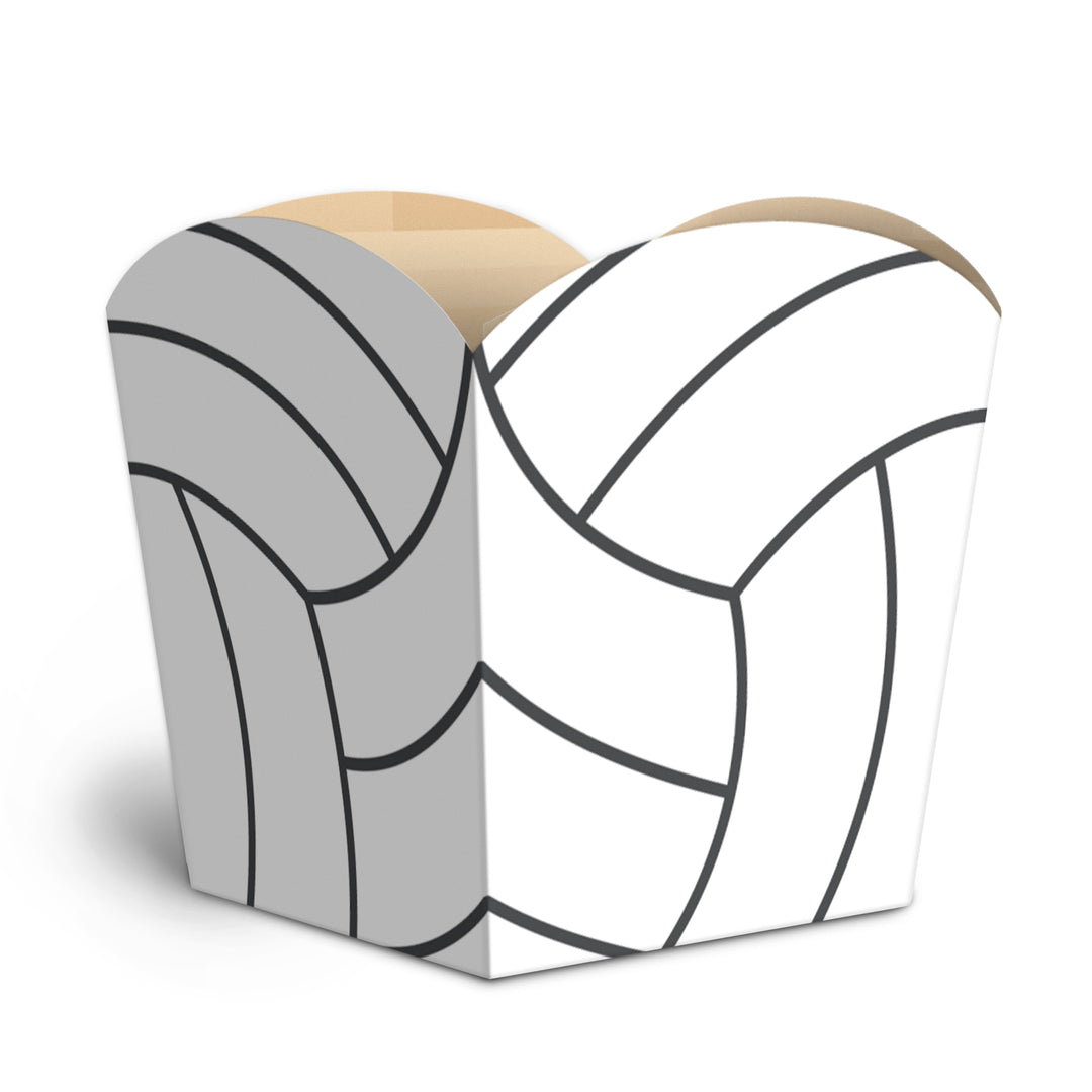 Volleyball Treat Boxes - 12 Ct