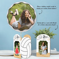 Volleyball Photo Centerpieces - 8 Ct