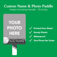Custom Volleyball Photo Paddle 1, 3, 6, or 12 Ct