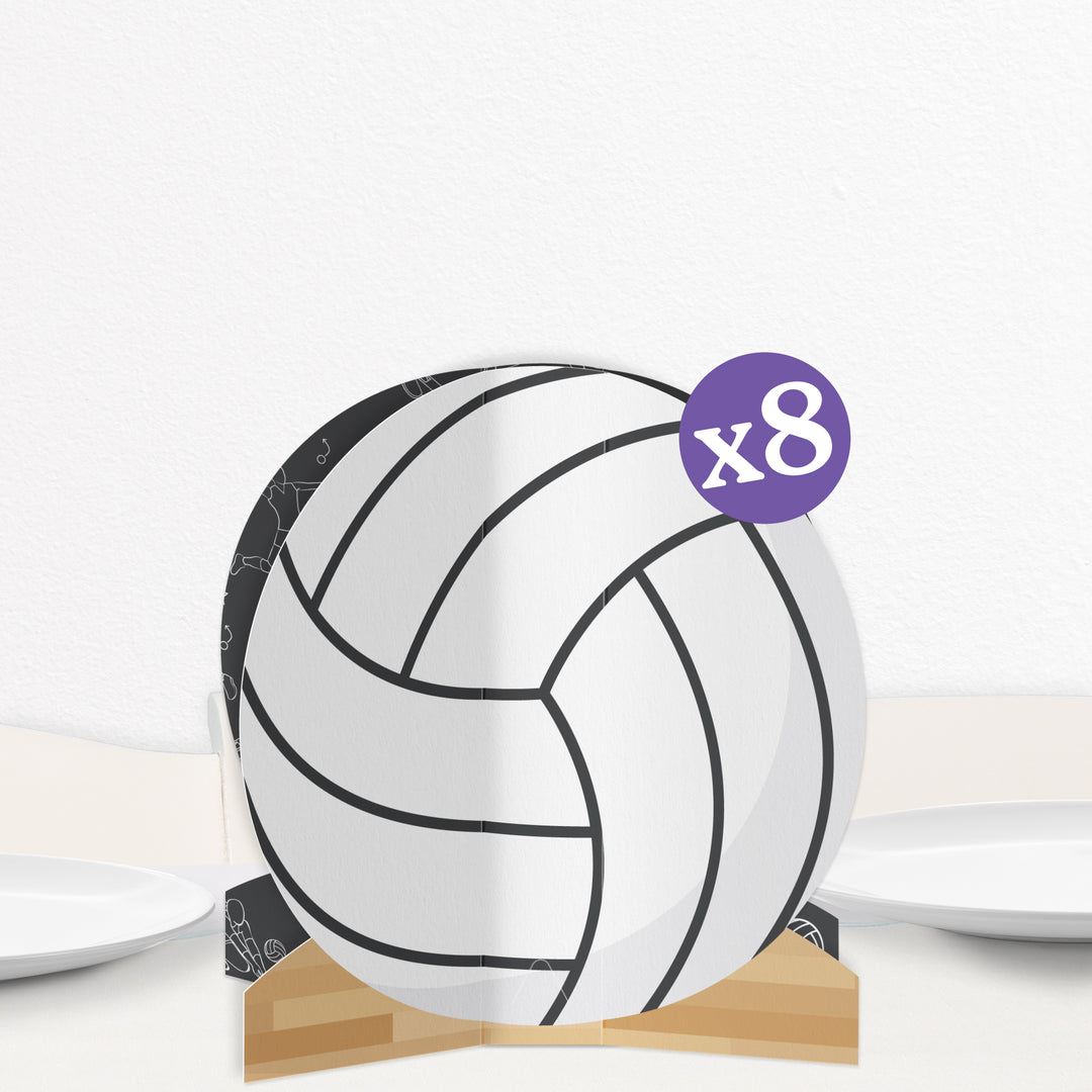 Volley 3D Centerpieces - 8 Ct