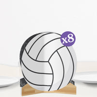 Volley 3D Centerpieces - 8 Ct