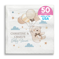 Custom Text Napkins - We Can Bearly Wait