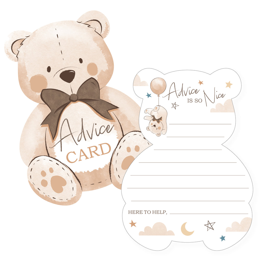 We Can Bearly Wait Advice Cards Game - 20 Ct
