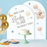 We Can Bearly Wait Backdrop Decals