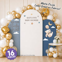 Custom Text We Can Bearly Wait Backdrop Decals