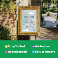 Custom Text We Can Bearly Wait Backdrop Decals