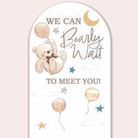 We Can Bearly Wait Backdrop Decals