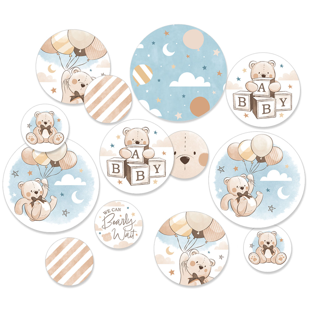 We Can Bearly Wait Large Confetti - 27 Ct