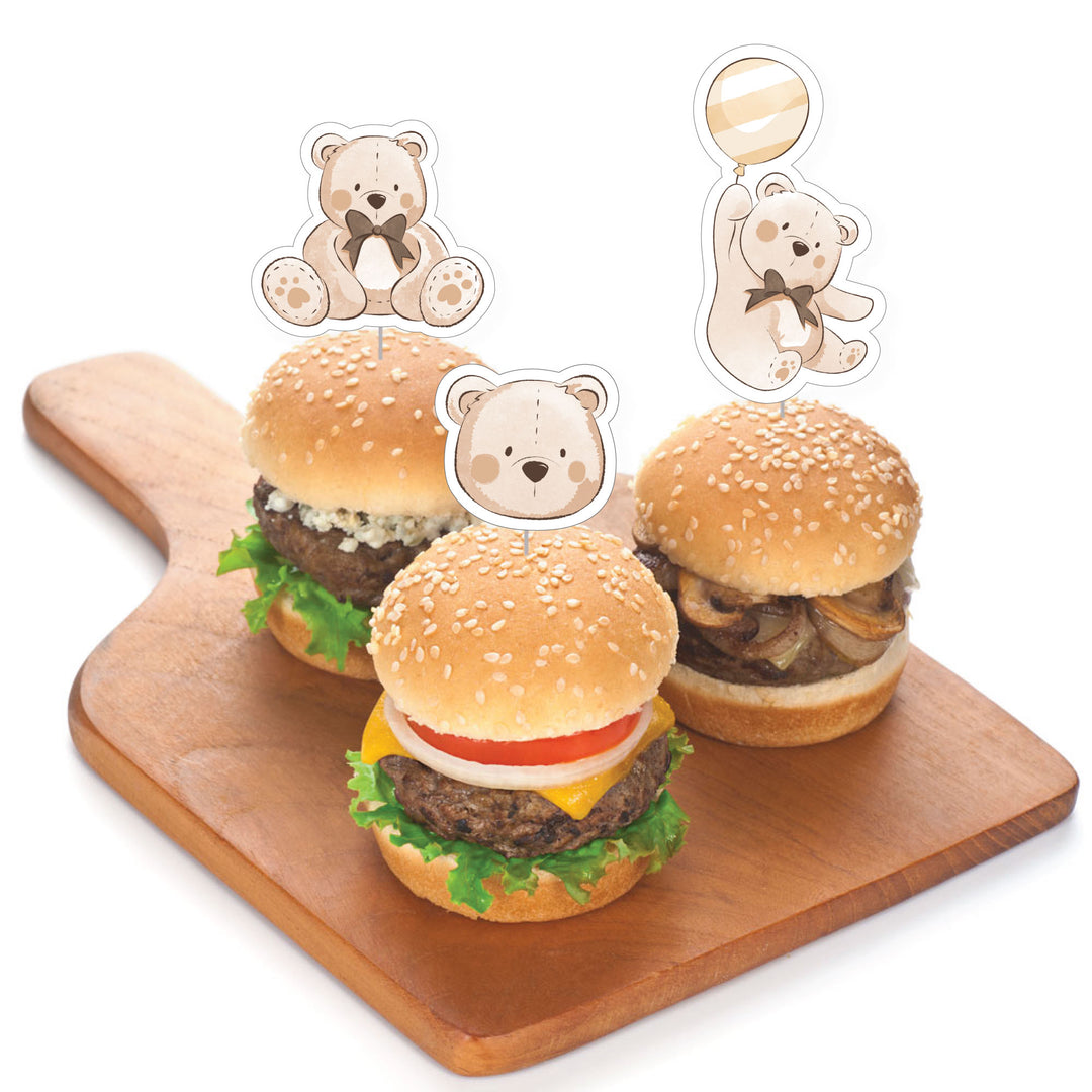We Can Bearly Wait Treat Picks - 24 Ct
