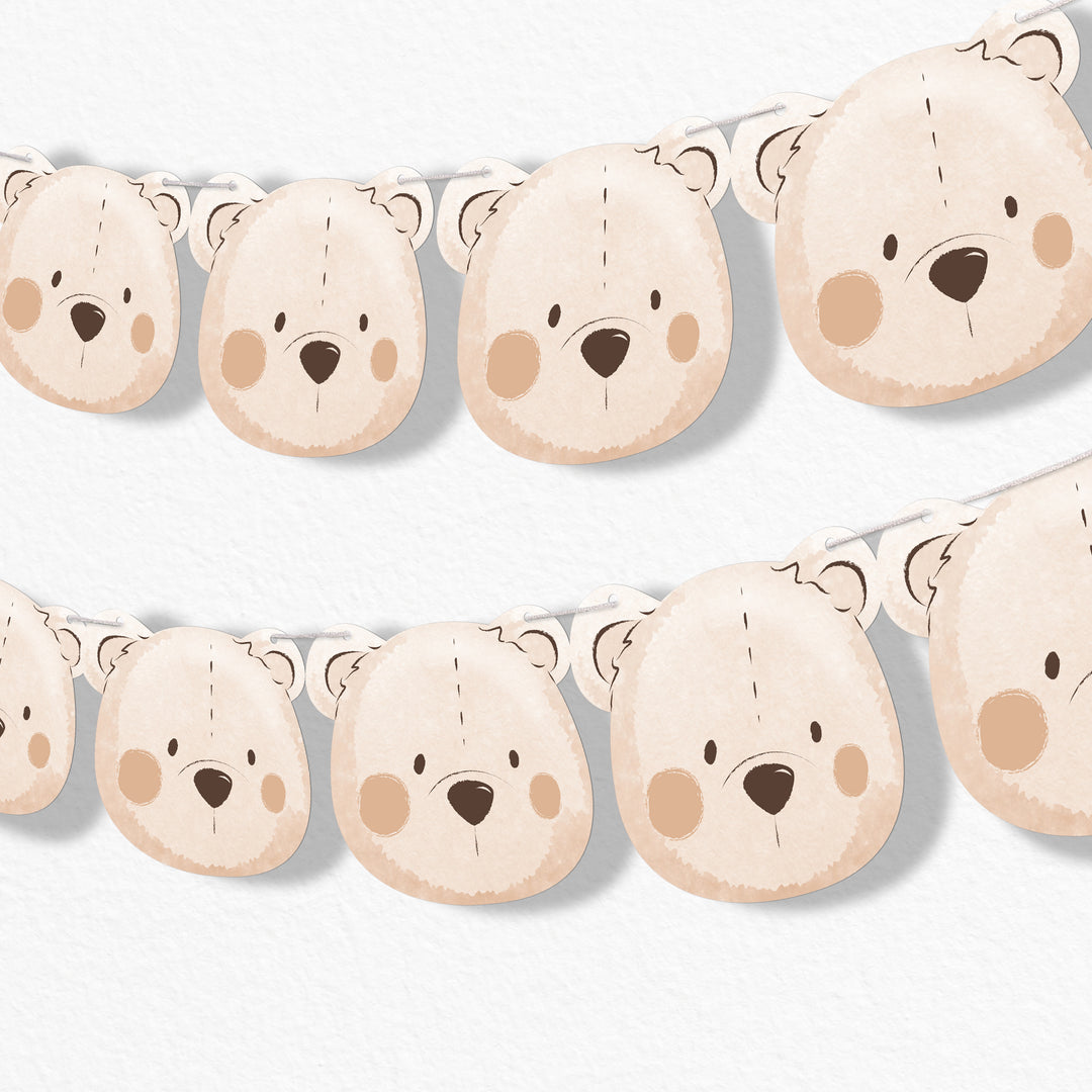 We Can Bearly Wait Garland Banner - 15 Pc