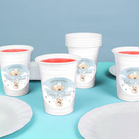 Custom Text Party Cups - We Can Bearly Wait - 16 Ct