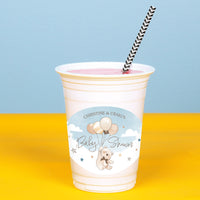 Custom Text Party Cups - We Can Bearly Wait - 16 Ct