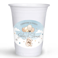 Custom Text Party Cups - We Can Bearly Wait - 16 Ct