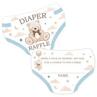 We Can Bearly Wait Diaper Raffle Game - 24 Ct