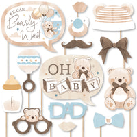 We Can Bearly Wait Photo Props - 20 Ct