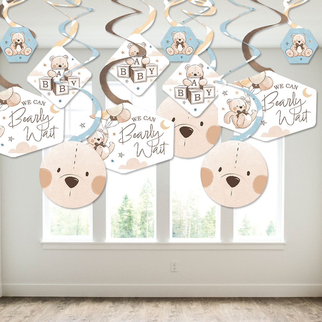 We Can Bearly Wait Hanging Swirls - 40 Ct