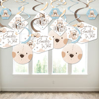 We Can Bearly Wait Hanging Swirls - 40 Ct