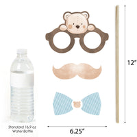 Personalized We Can Bearly Wait Photo Props - 20 Ct