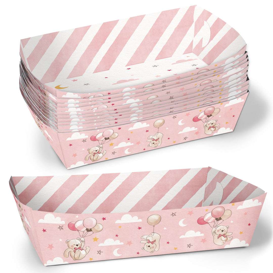 We Can Bearly Wait Teddy Bear Party Paper Food Trays