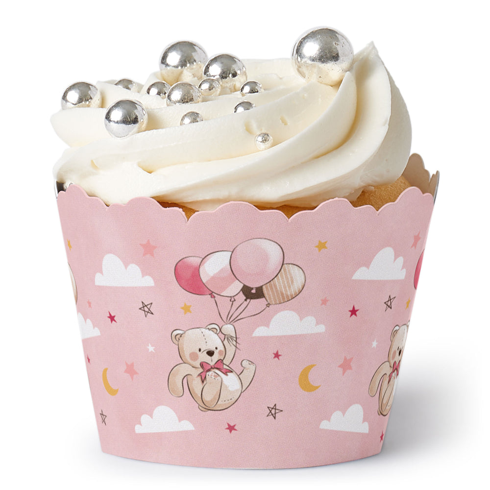 We Can Bearly Wait Cupcake Wrappers - 12 Ct