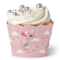 We Can Bearly Wait Cupcake Wrappers - 12 Ct