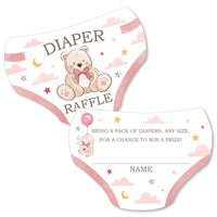 We Can Bearly Wait Diaper Raffle Game - 24 Ct