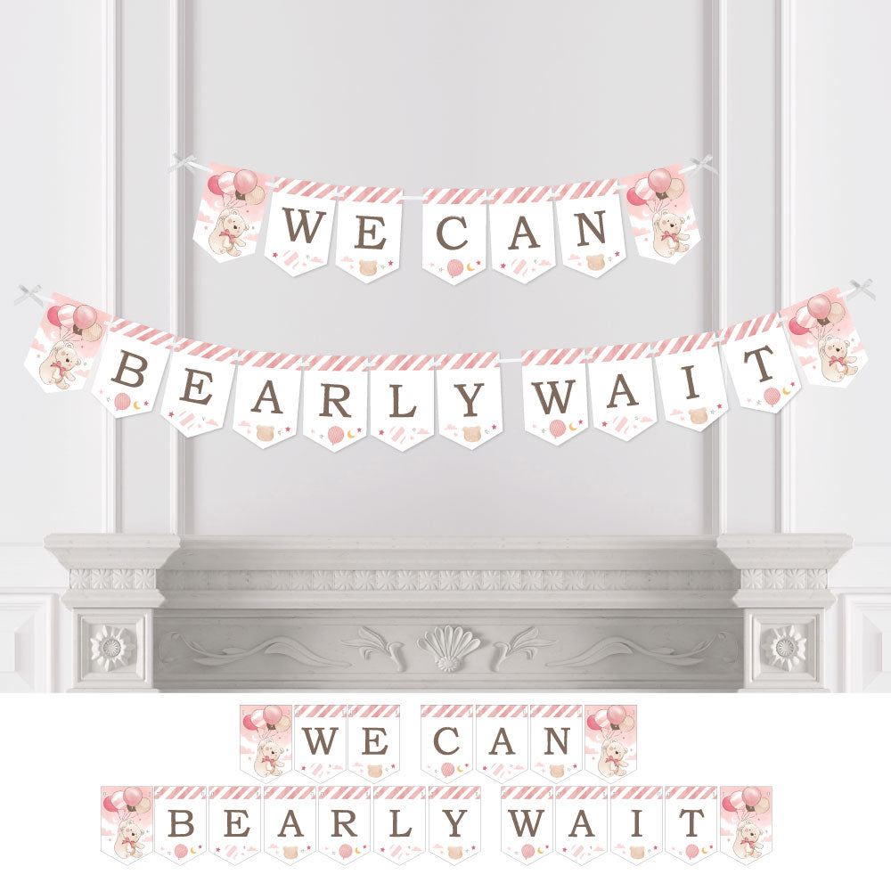 We Can Bearly Wait Bunting Banner