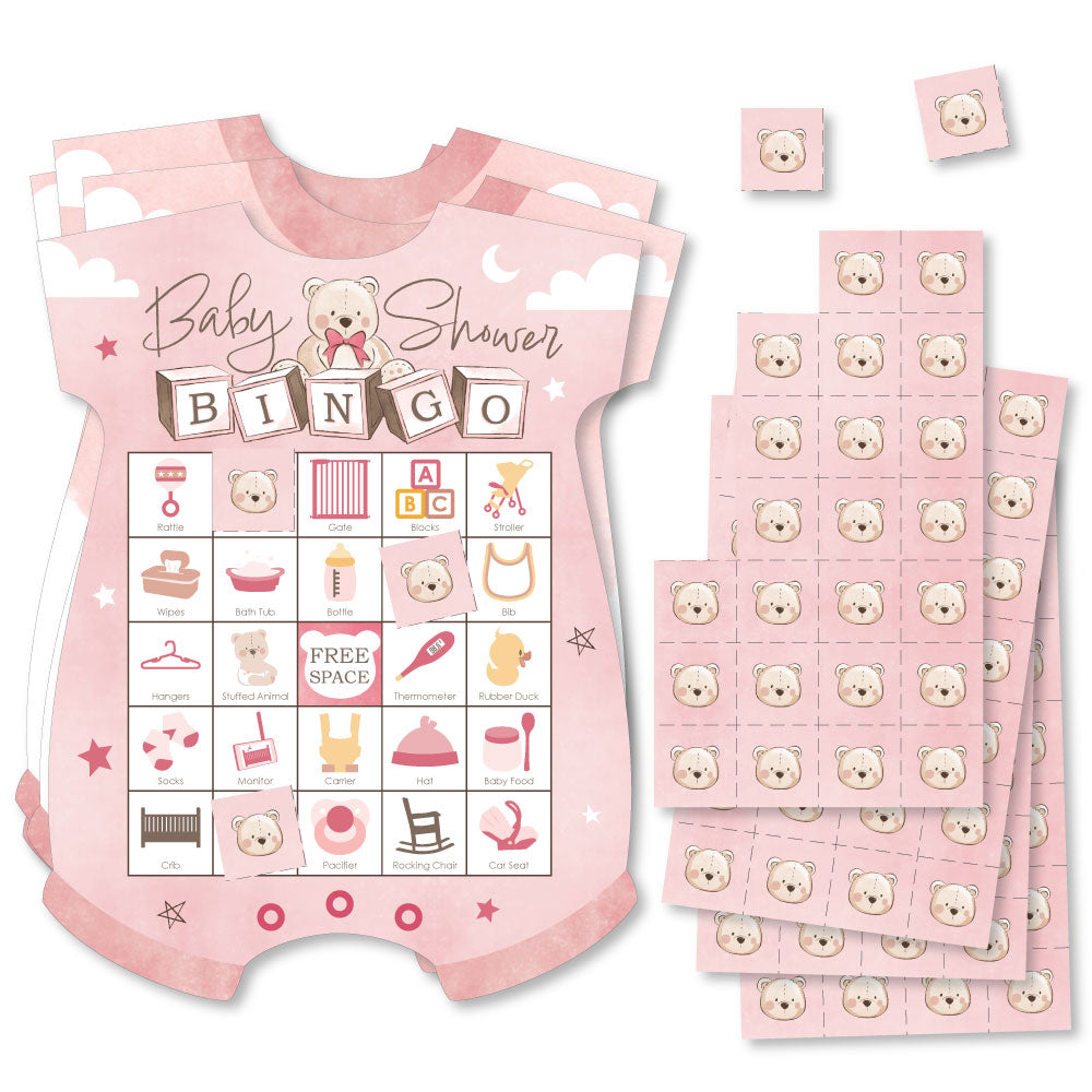 We Can Bearly Wait Bingo Game - 18 Ct