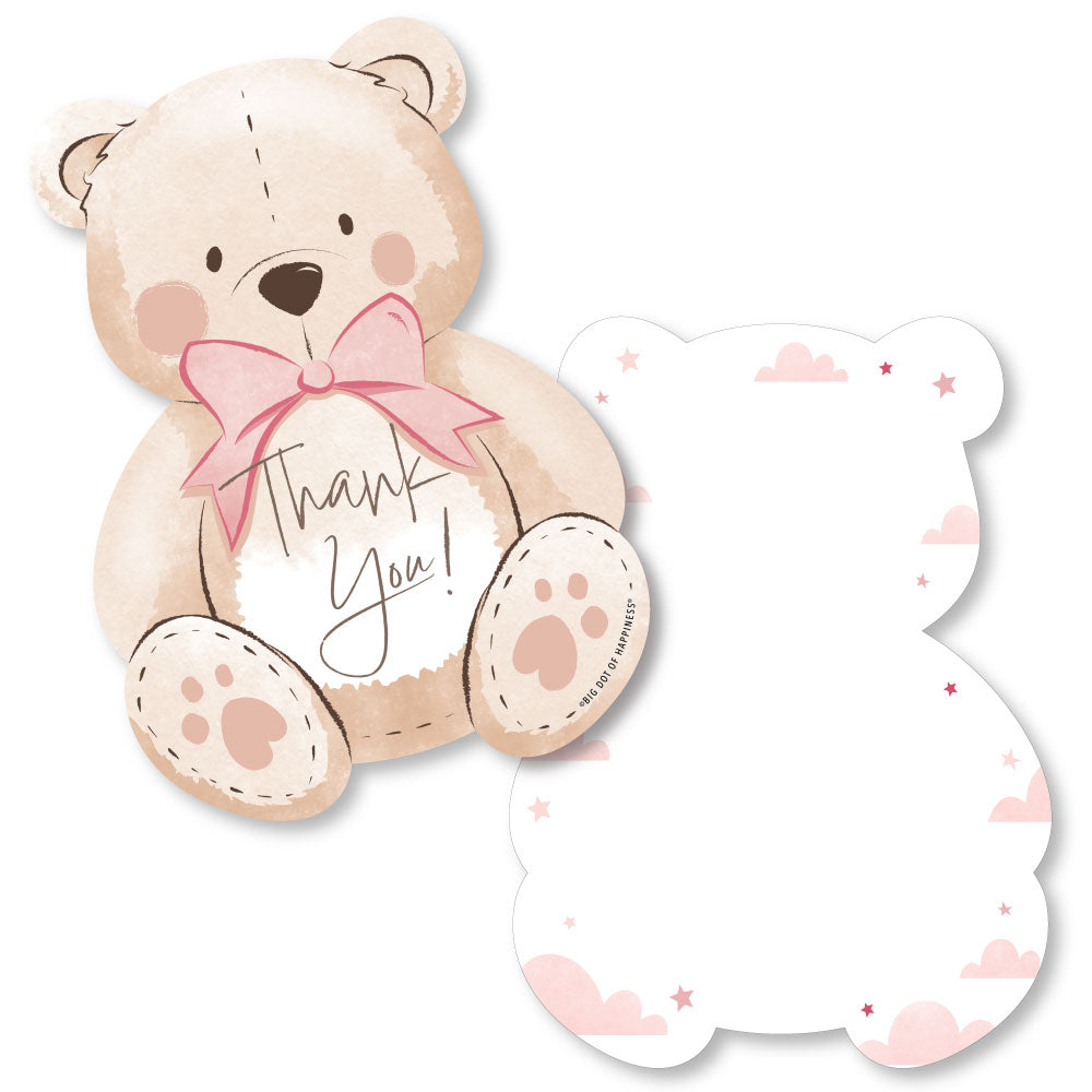 We Can Bearly Wait Baby Shower Thank You Cards