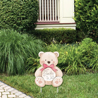 We Can Bearly Wait  Yard Sign - 1 Pc